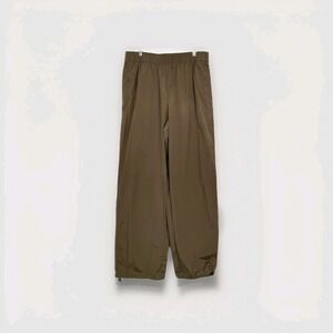 Athleta Rise Pants Womens Large Tall Brown Pull On Hiking Quick Dry Stretch